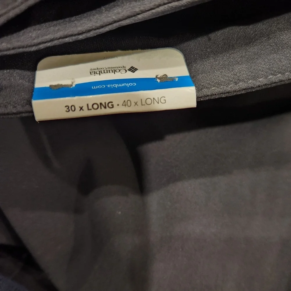 Columbia Pants‎ Men's Active Fit 5 pocket Pants 30W x 40L Black